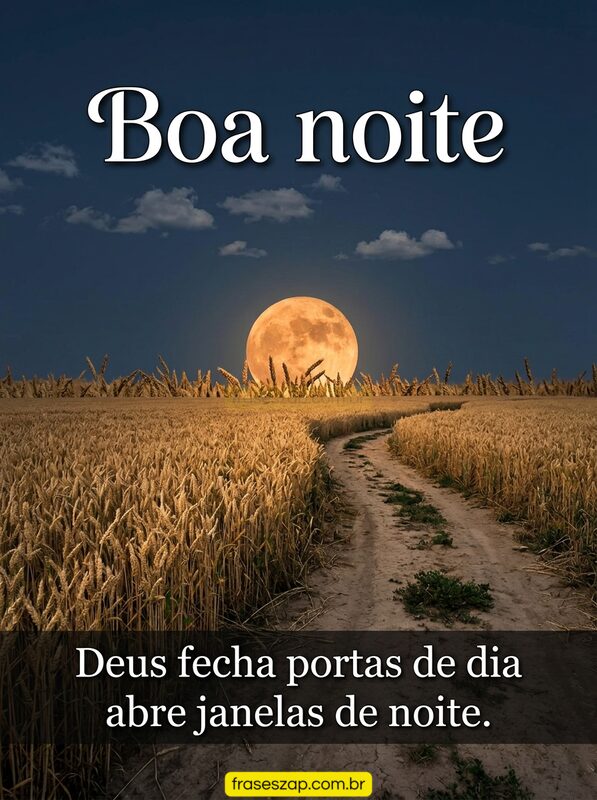 Imagem de boa noite para compartilhar no WhatsApp