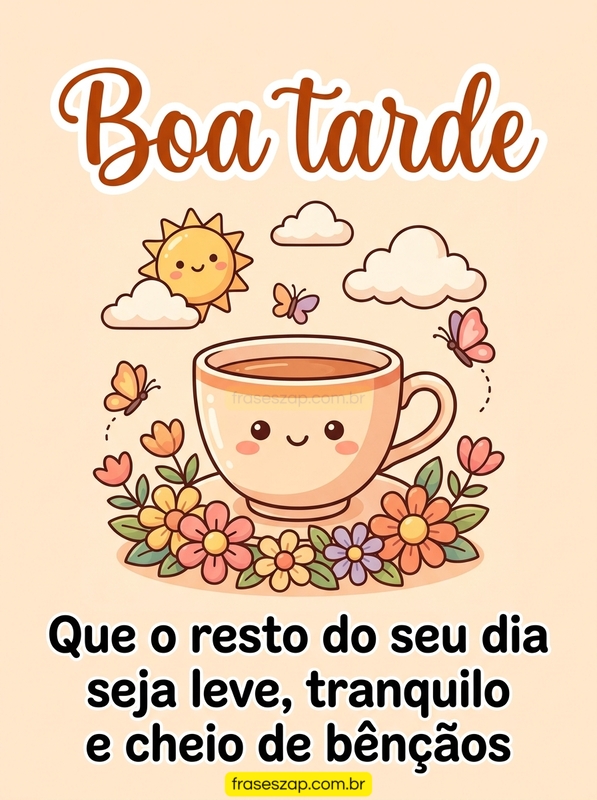 Imagem de boa tarde para compartilhar no WhatsApp