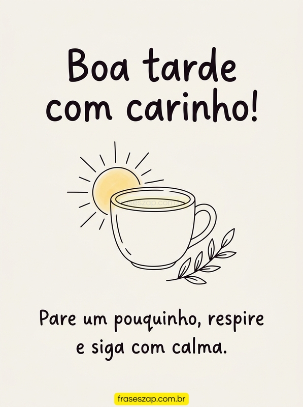 Imagem de boa tarde para compartilhar no WhatsApp