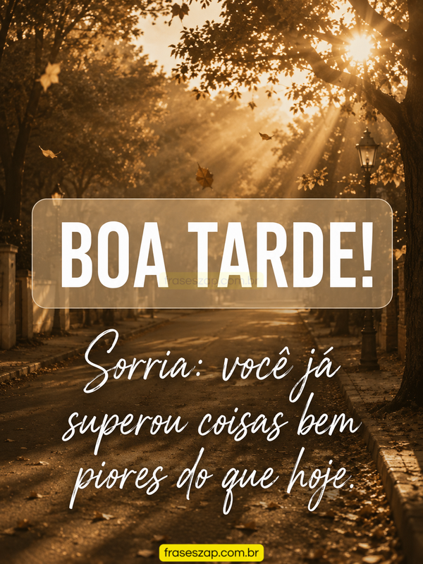 Imagem de boa tarde para compartilhar no WhatsApp