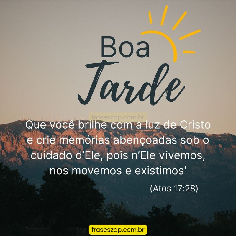Imagem de boa tarde para compartilhar no WhatsApp