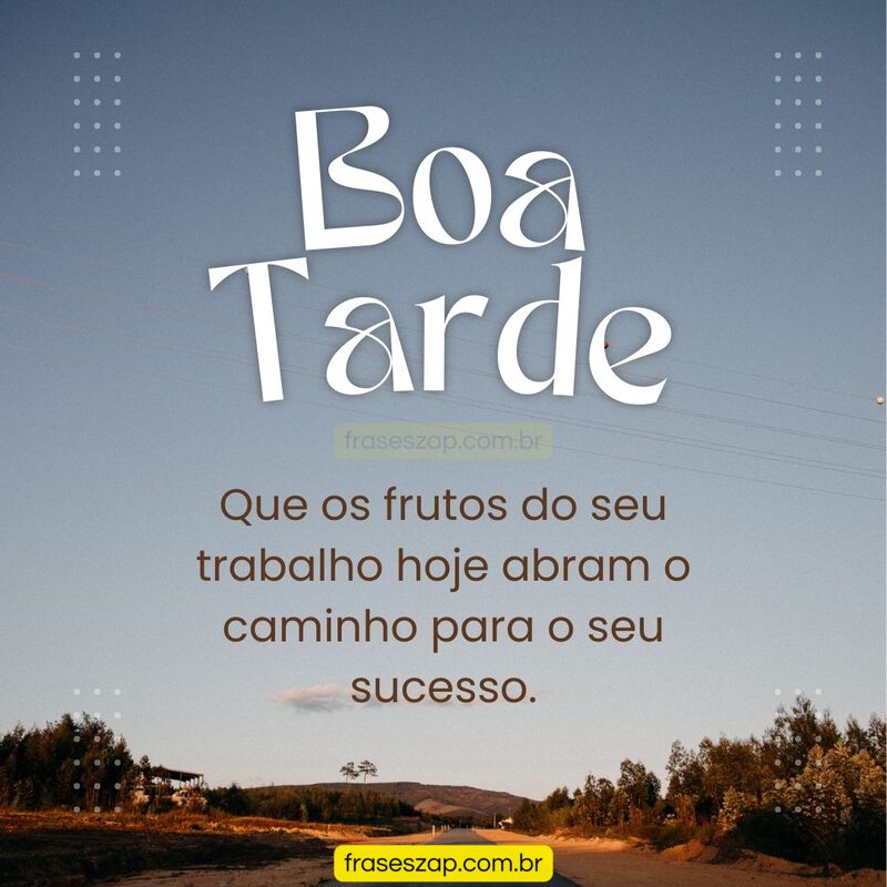 Imagem de boa tarde para compartilhar no WhatsApp