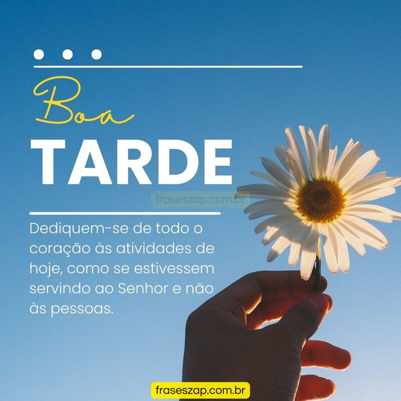Imagem de boa tarde para compartilhar no WhatsApp