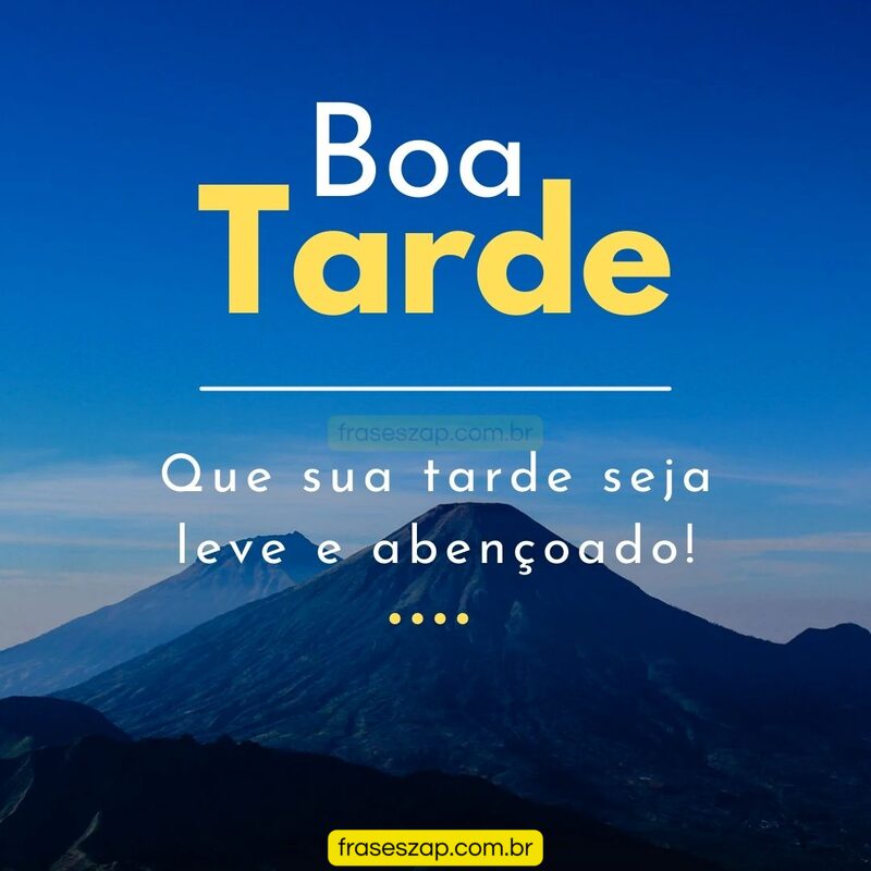 Imagem de boa tarde para compartilhar no WhatsApp
