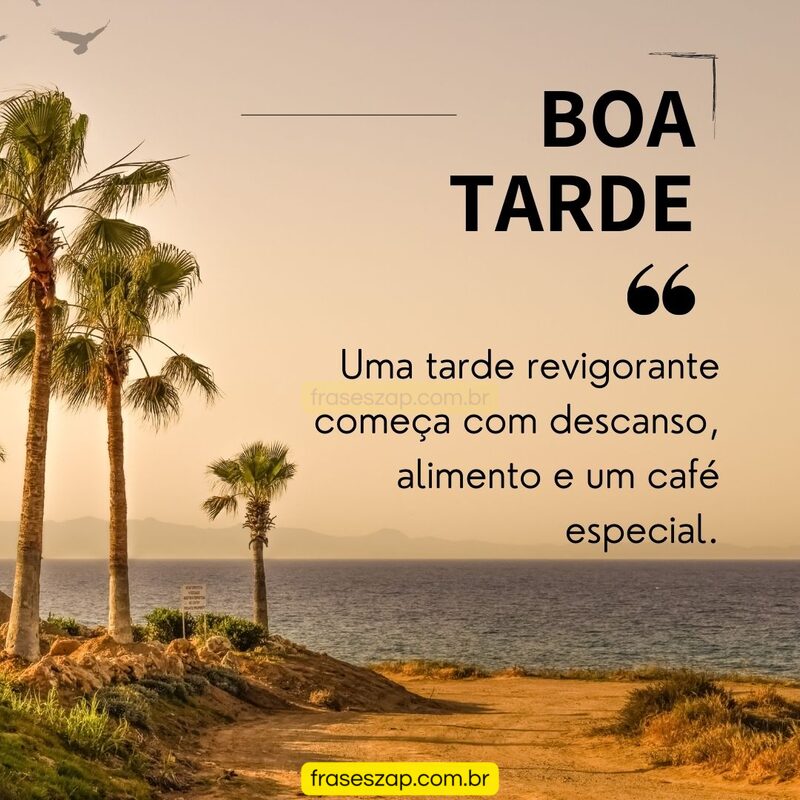 Imagem de boa tarde para compartilhar no WhatsApp