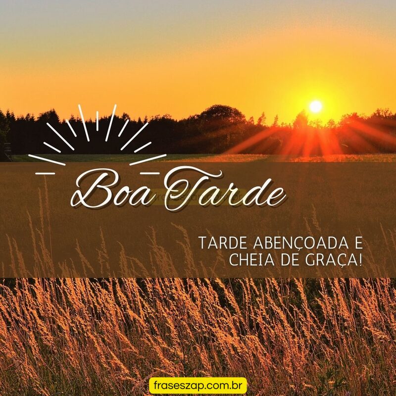 Imagem de boa tarde para compartilhar no WhatsApp