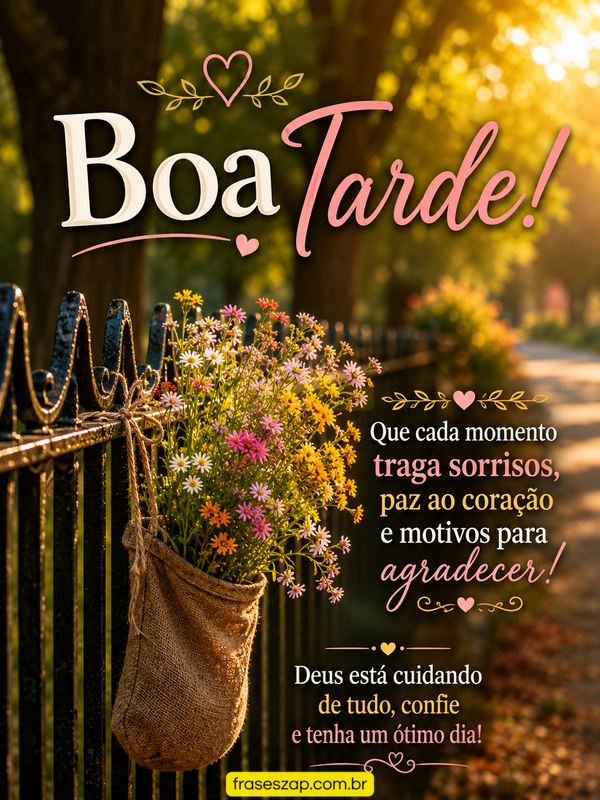 Imagem de boa tarde para compartilhar no WhatsApp