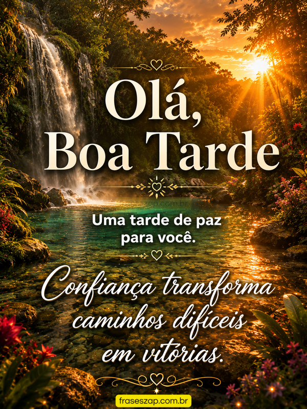 Imagem de boa tarde para compartilhar no WhatsApp
