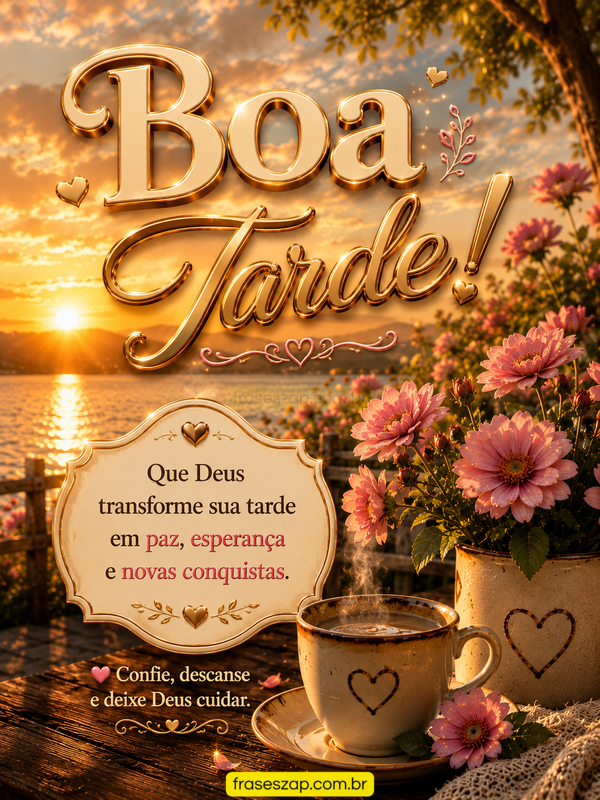 Imagem de boa tarde para compartilhar no WhatsApp
