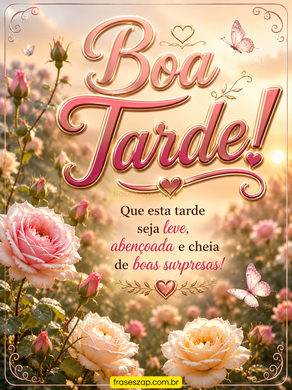 Imagem de boa tarde para compartilhar no WhatsApp