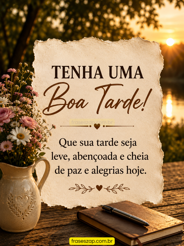 Imagem de boa tarde para compartilhar no WhatsApp