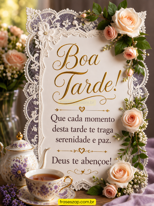 Imagem de boa tarde para compartilhar no WhatsApp