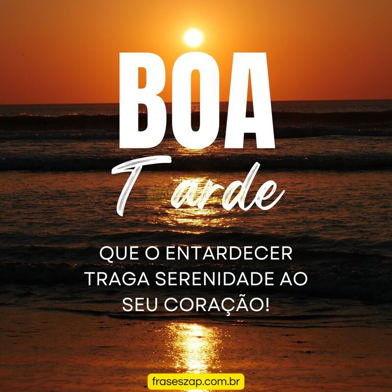 Imagem de boa tarde para compartilhar no WhatsApp