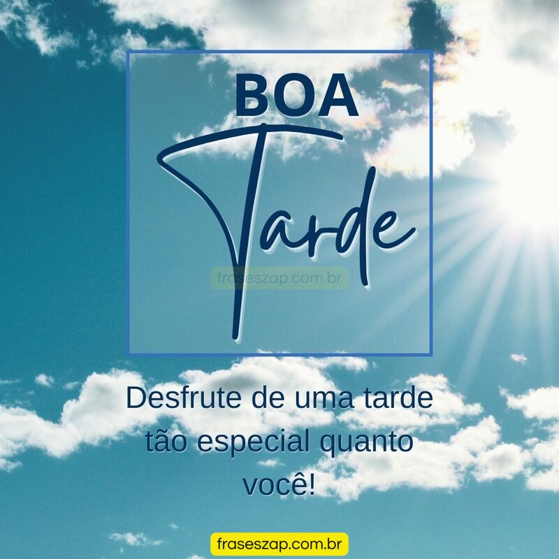 Imagem de boa tarde para compartilhar no WhatsApp
