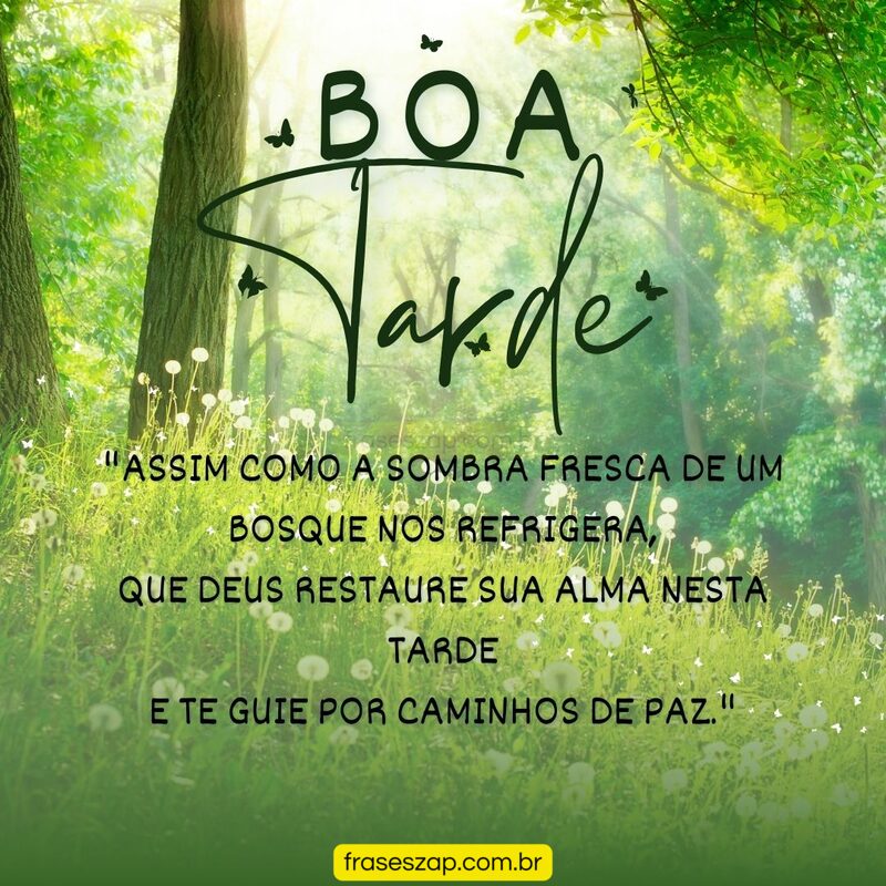 Imagem de boa tarde para compartilhar no WhatsApp