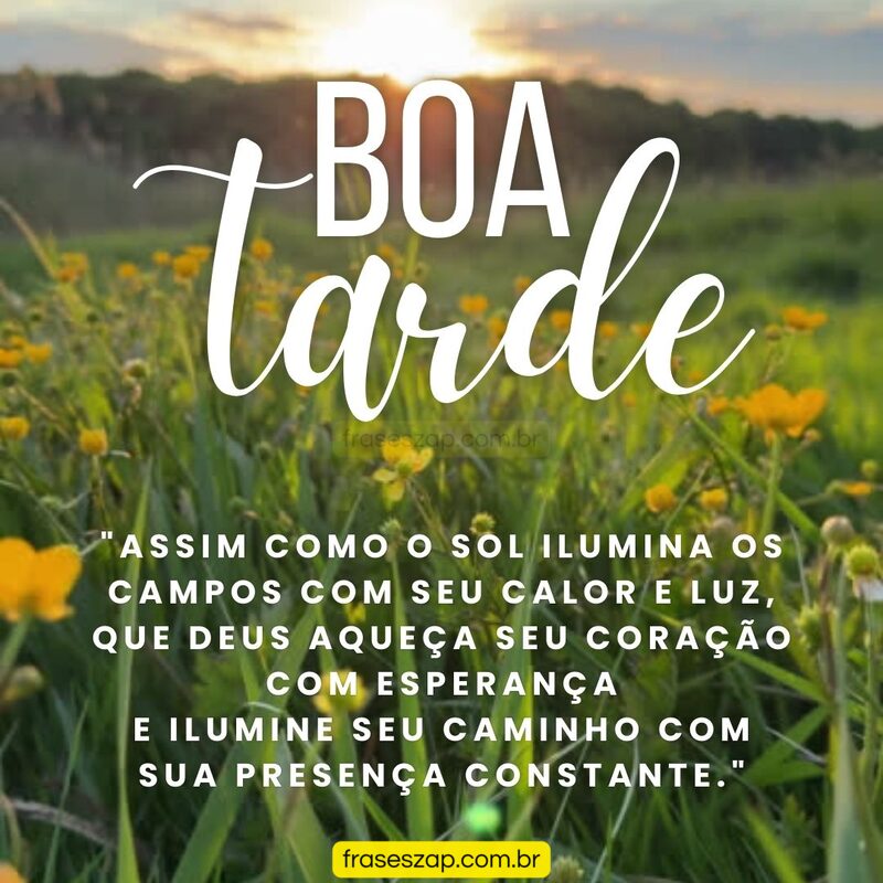 Imagem de boa tarde para compartilhar no WhatsApp