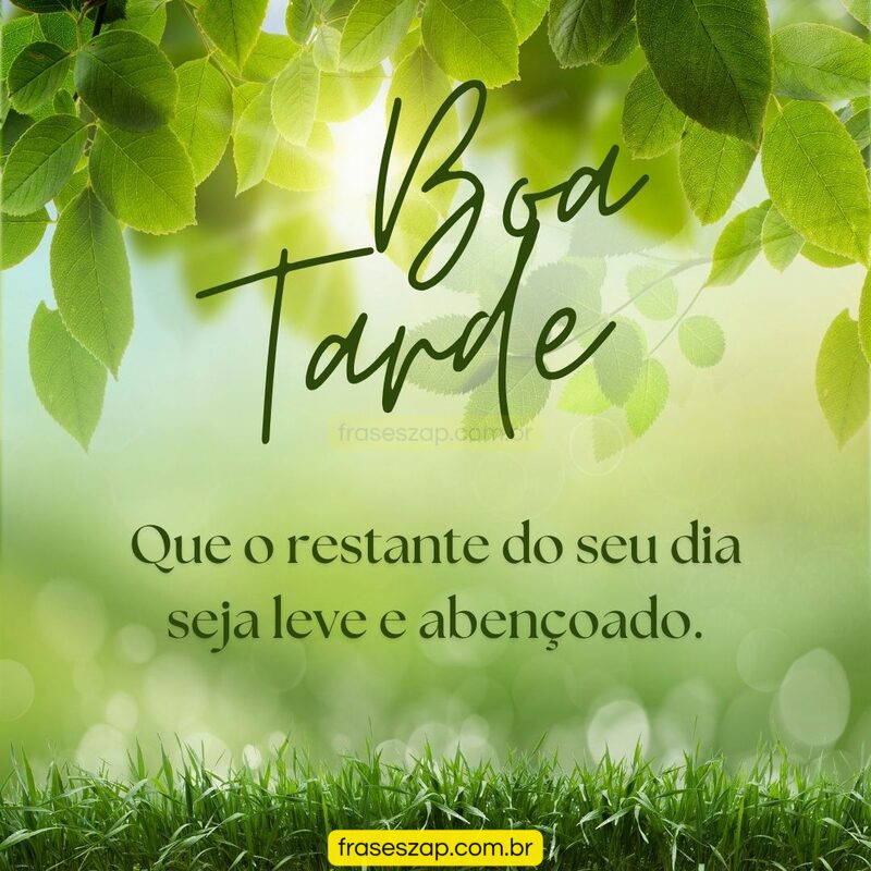 Imagem de boa tarde para compartilhar no WhatsApp