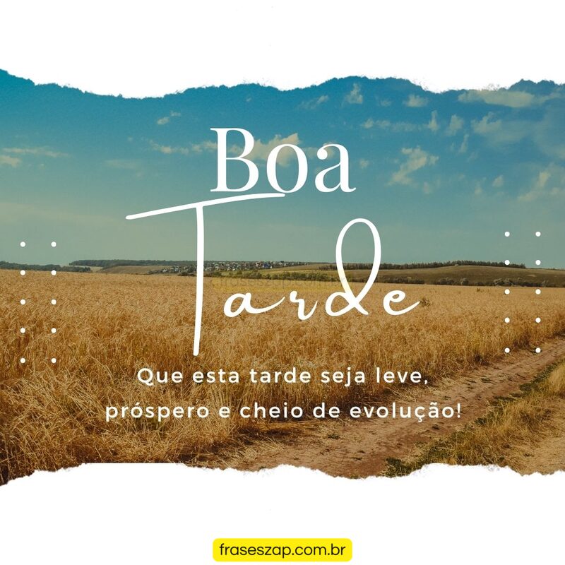 Imagem de boa tarde para compartilhar no WhatsApp