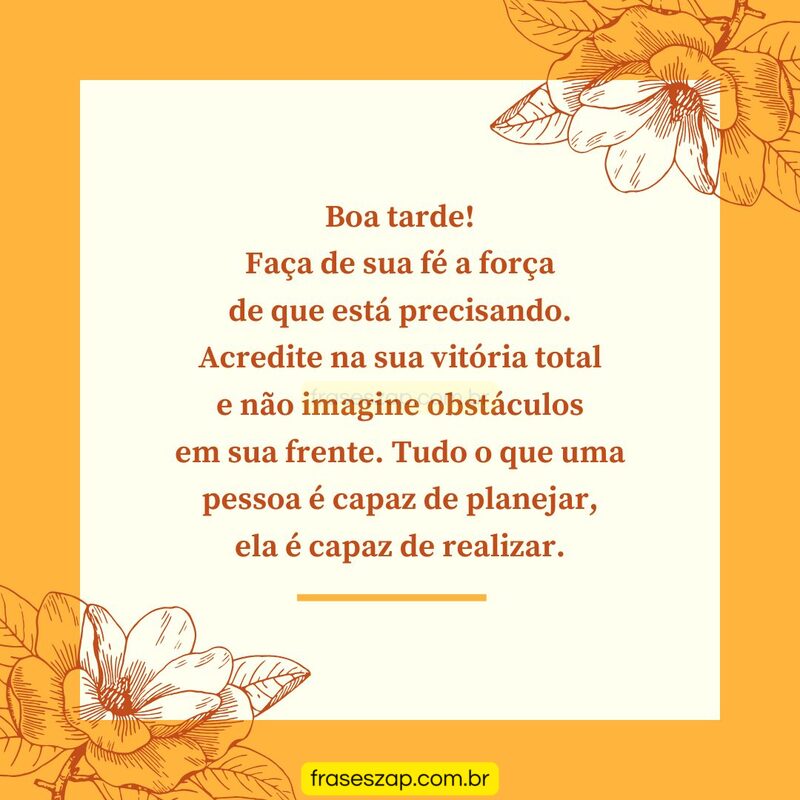 Imagem de boa tarde para compartilhar no WhatsApp