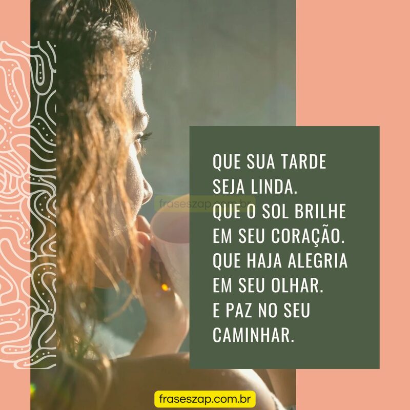 Imagem de boa tarde para compartilhar no WhatsApp