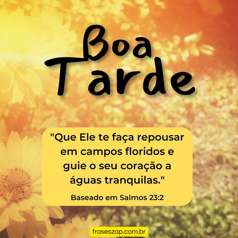 Imagem de boa tarde para compartilhar no WhatsApp