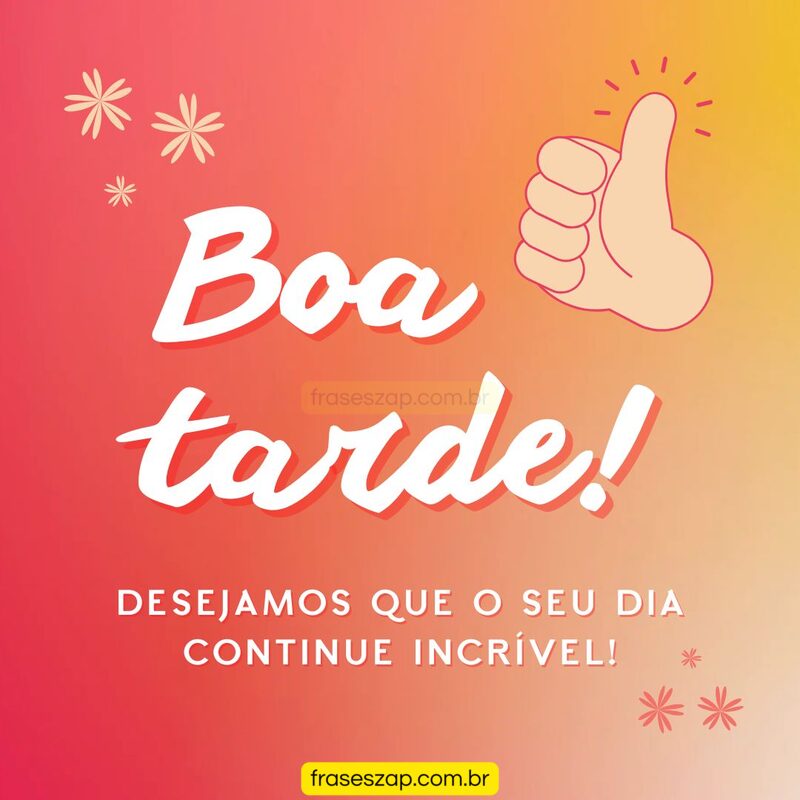 Imagem de boa tarde para compartilhar no WhatsApp