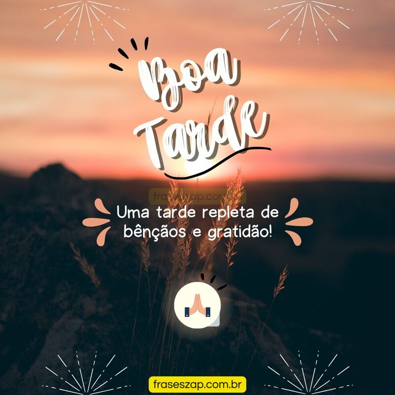 Imagem de boa tarde para compartilhar no WhatsApp