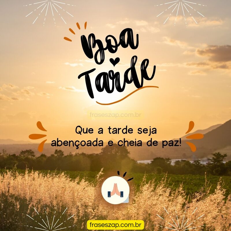 Imagem de boa tarde para compartilhar no WhatsApp