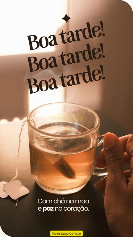 Imagem de boa tarde para compartilhar no WhatsApp