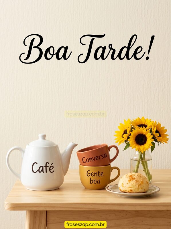 Imagem de boa tarde para compartilhar no WhatsApp