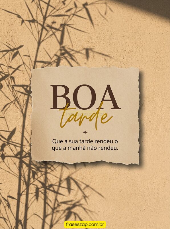 Imagem de boa tarde para compartilhar no WhatsApp