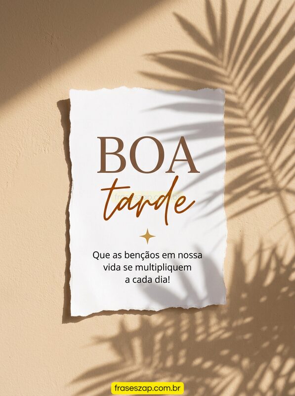 Imagem de boa tarde para compartilhar no WhatsApp