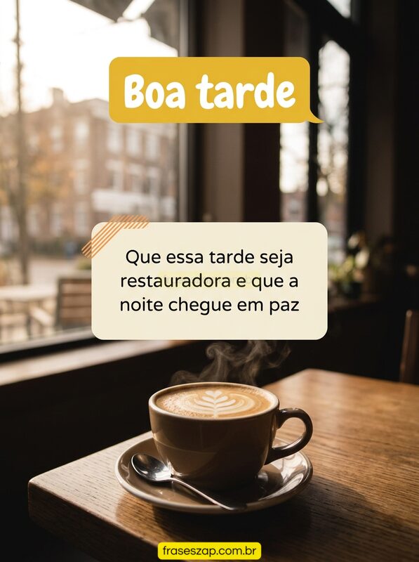 Imagem de boa tarde para compartilhar no WhatsApp