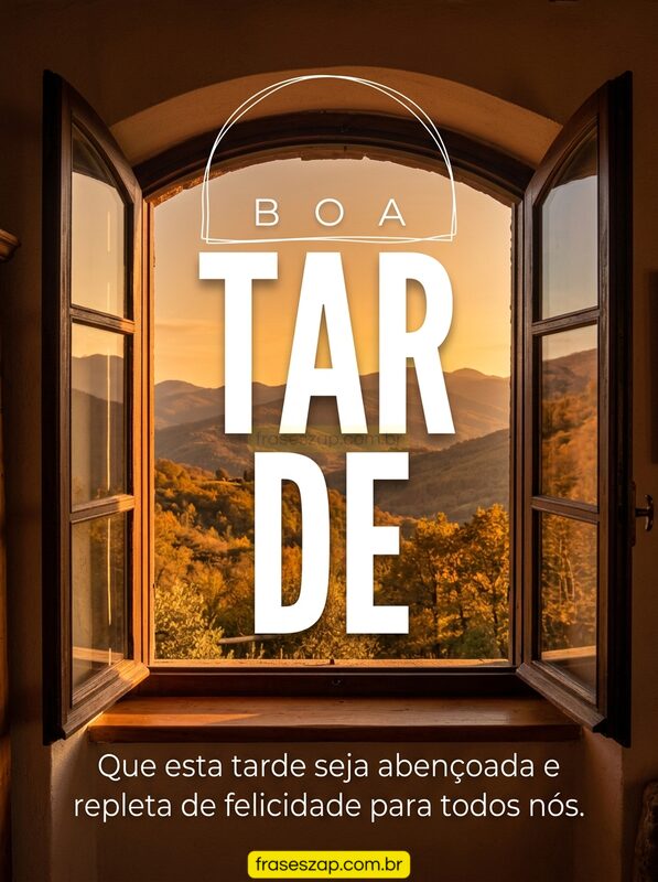 Imagem de boa tarde para compartilhar no WhatsApp