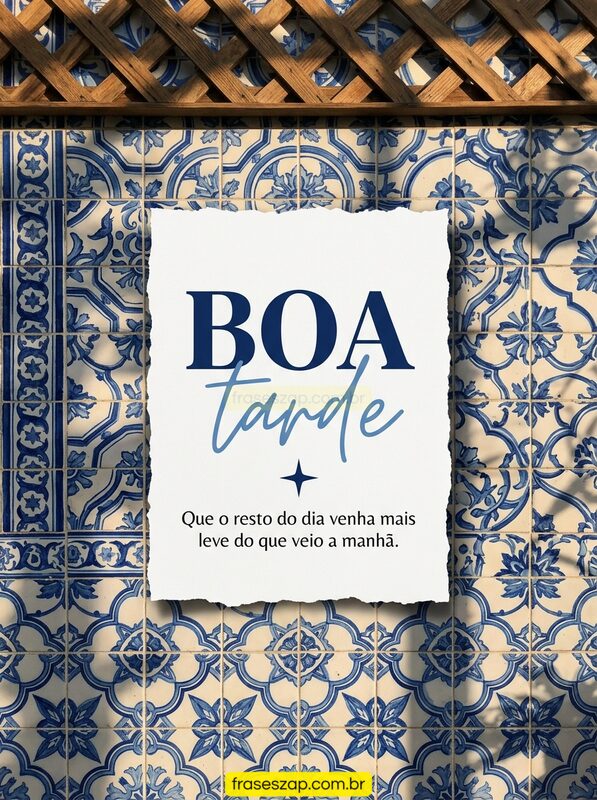 Imagem de boa tarde para compartilhar no WhatsApp