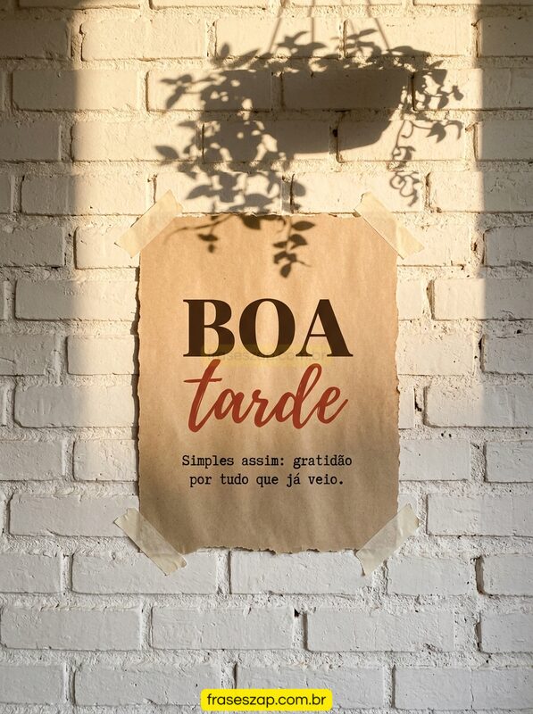 Imagem de boa tarde para compartilhar no WhatsApp