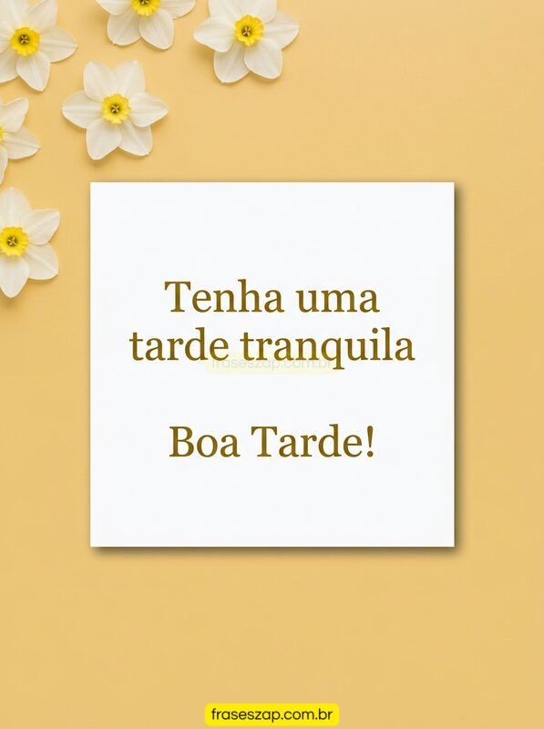 Imagem de boa tarde para compartilhar no WhatsApp