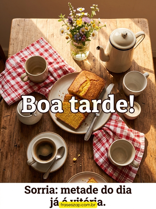 Imagem de boa tarde para compartilhar no WhatsApp