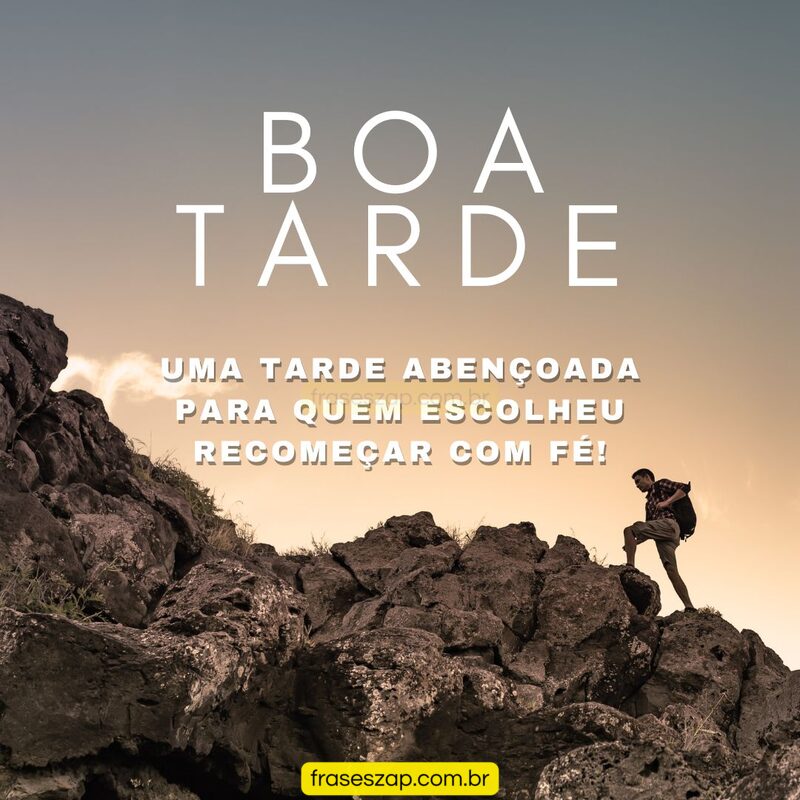 Imagem de boa tarde para compartilhar no WhatsApp