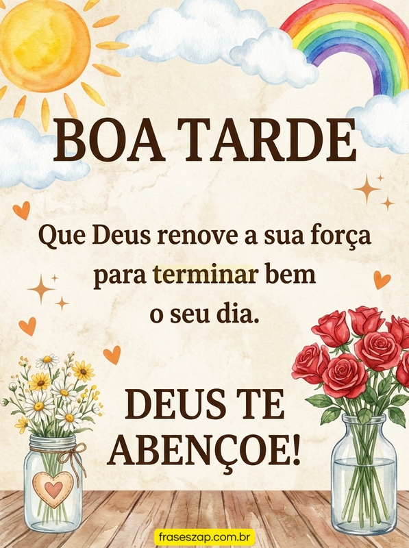 Imagem de boa tarde para compartilhar no WhatsApp