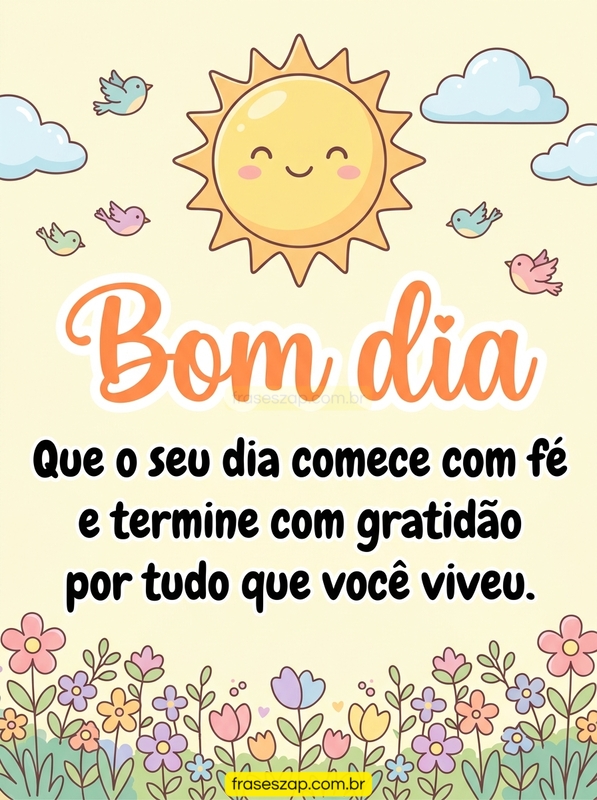 Imagem de bom dia para compartilhar no WhatsApp