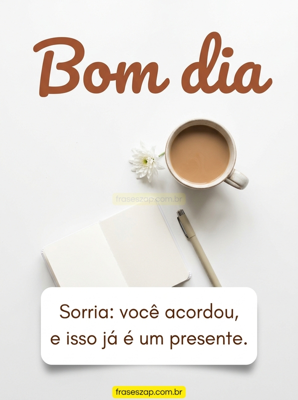 Imagem de bom dia para compartilhar no WhatsApp