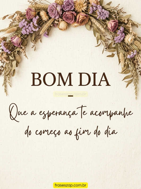 Imagem de bom dia para compartilhar no WhatsApp