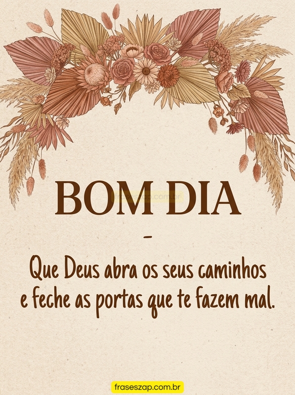 Imagem de bom dia para compartilhar no WhatsApp