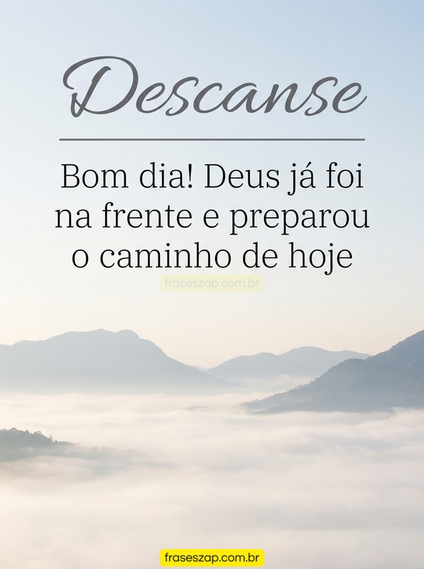 Imagem de bom dia para compartilhar no WhatsApp