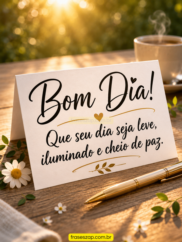 Imagem de bom dia para compartilhar no WhatsApp