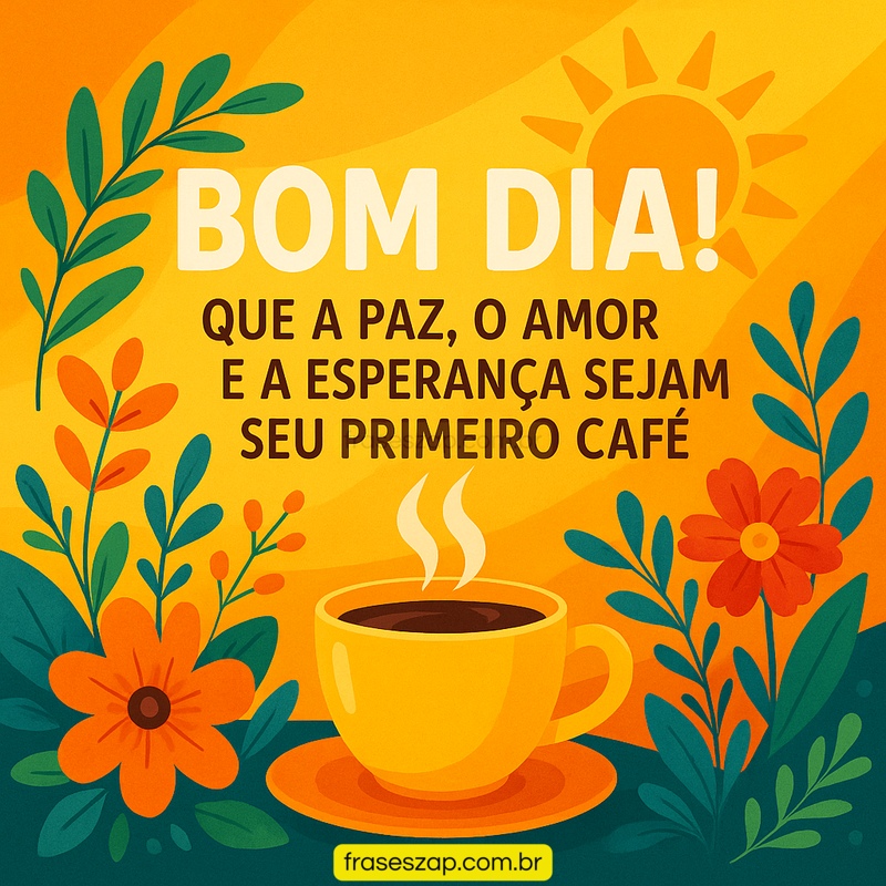 Imagem de bom dia para compartilhar no WhatsApp