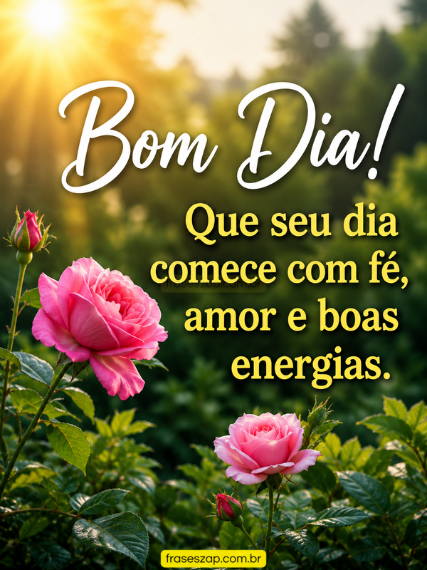 Imagem de bom dia para compartilhar no WhatsApp