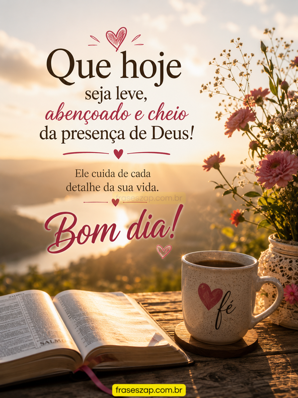 Imagem de bom dia para compartilhar no WhatsApp