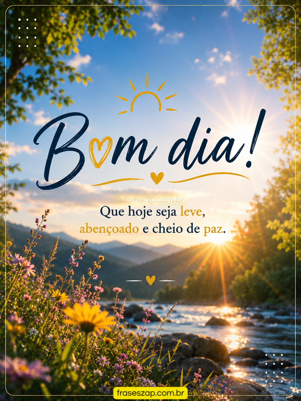 Imagem de bom dia para compartilhar no WhatsApp